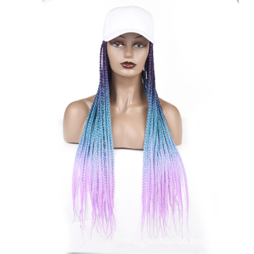 Hair New Design Cosplay Vendor Cheap Wholesale Medium Long Silky Straight Blue Wig For Black Women Synthetic Hair Wigs